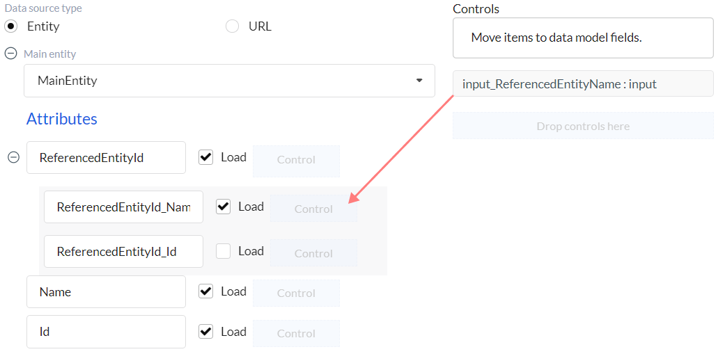 Not editable joined attribute