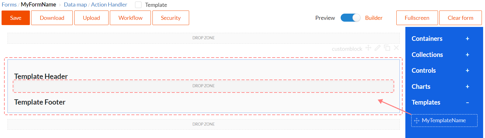 Templates usage